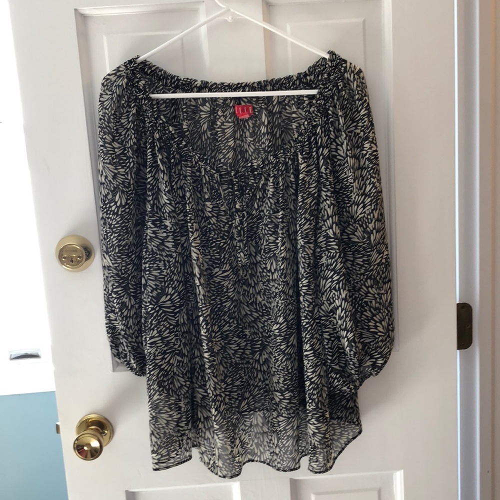 Dressy black top